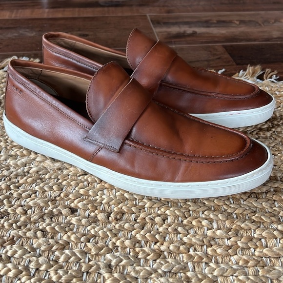 Noha BROWN BUFFON | SOCIAL CASUAL Men’s Leather Loafers Sz 41 main image 5